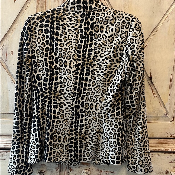 Zara basic leopard blazer - Picture 4 of 5